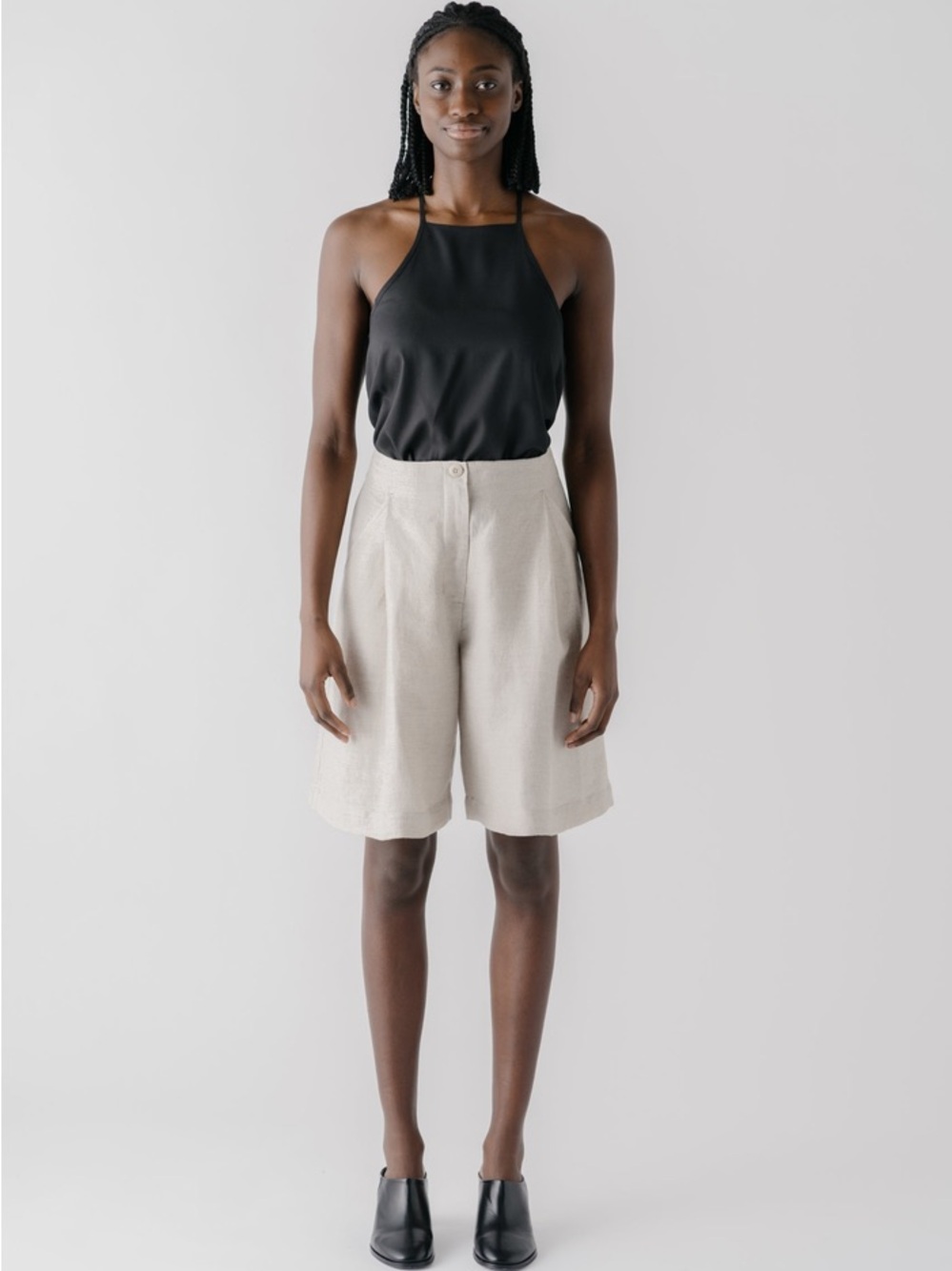 1 People Agadir Linen Blend Shorts